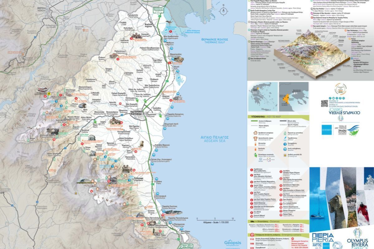Enhanced Visitor Experience with Pieria’s New Tourist Map