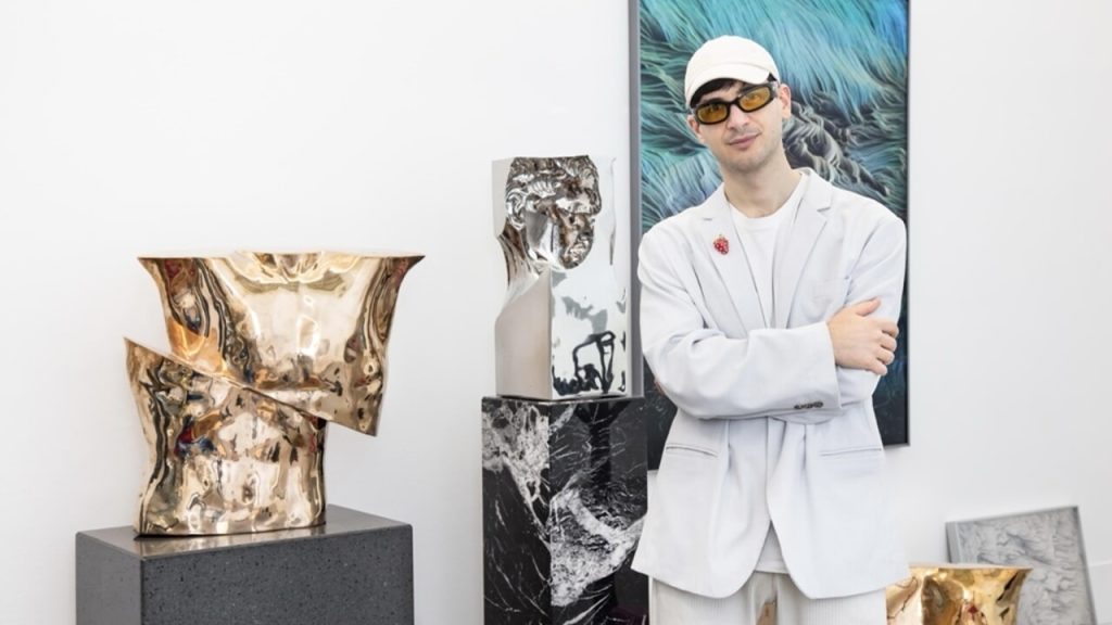 Matteo Mauro 在米兰 2025 年国际艺术展（MIART）上的艺术展示